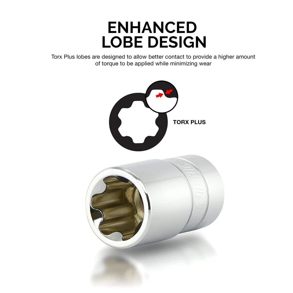 Best External E Torx Plus Socket Set Industrial European Auto Star BMW Porsche - Image 2 of 4