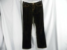 Eddie Bauer Women's Dark Brown Classic Fit Bootcut Corduroy Pants Size 4 30x31