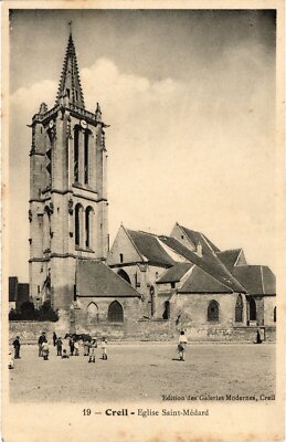 AK Creil Kirche St-Médard (1185825)