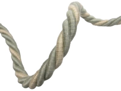 Jumbo twisted cord rope fabric trimming PER METRE Fancy dress tie 12mm ...