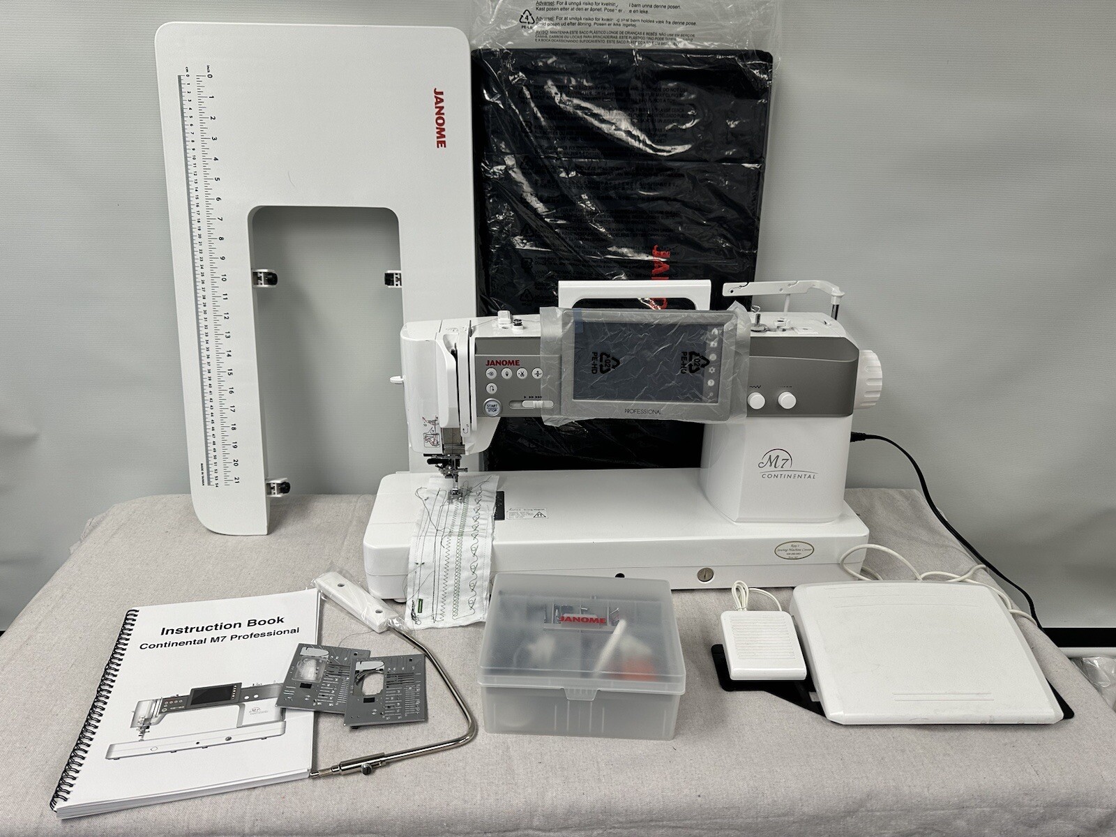 Used Janome Continental M7 professional sewing machine eBay