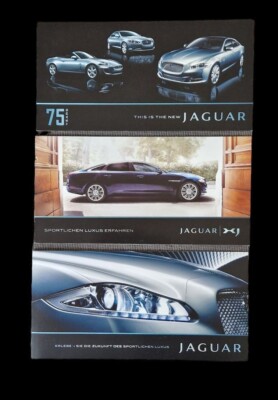 3x JAGUAR XJ Lounge Prospekt Brochure Sammlung O