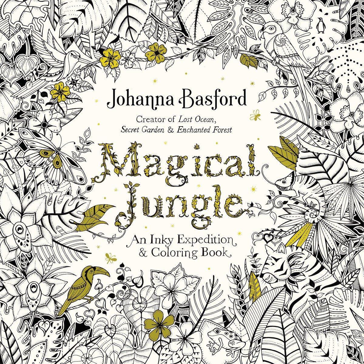 Thumbnail - Magical Jungle | An Inky Expedition And Coloring Book For Adults |