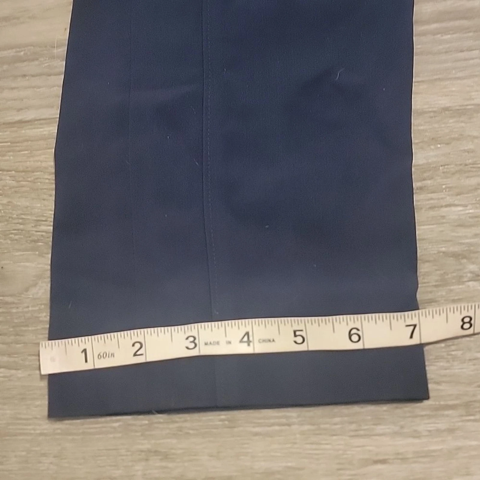 Alexander Wang Sample pantalone lana blu gamba sottile leggero