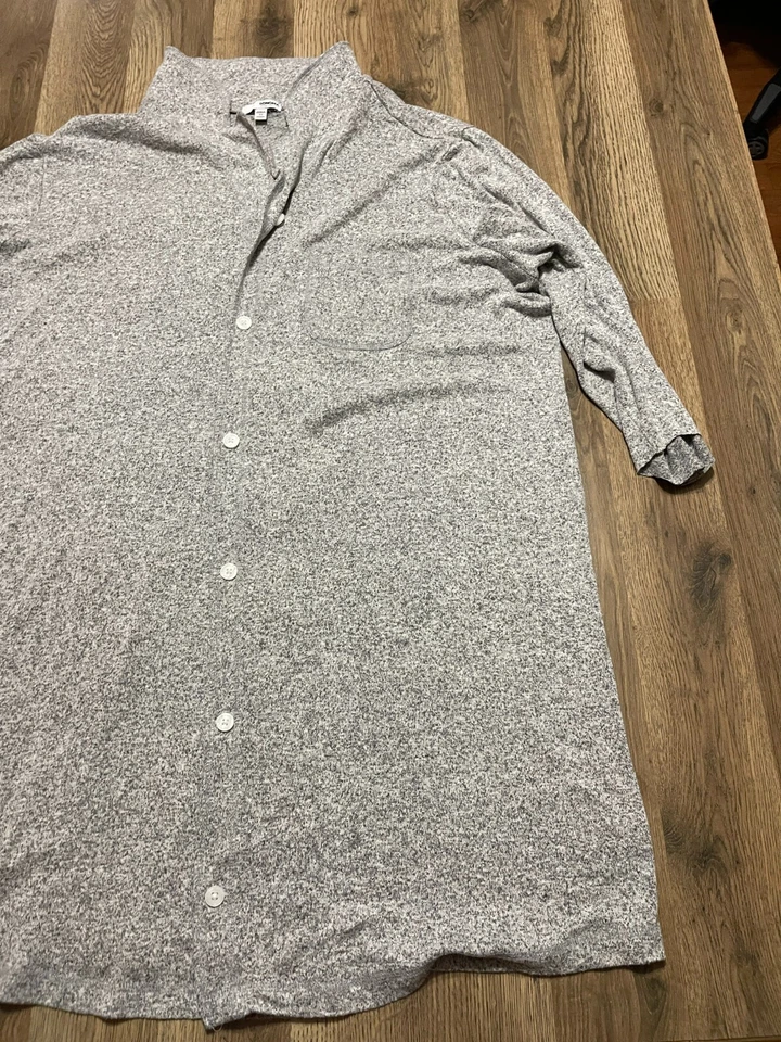 Sonoma свитер, женщин плюс 3 X, серый, кнопки кардиган, длинным рукавом - Изображение 4 из 4