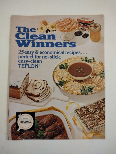 1975 TEFLON 25 EASY RECIPES TEFLON THE CLEAN WINNER - 第 1/7 張圖片