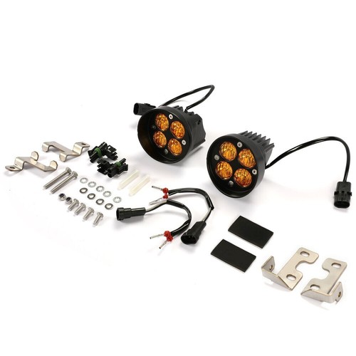 LED FOG LIGHTS FOR TOYOTA TACOMA 4RUNNER 2010-2023 TUNDRA AMBER - Picture 4 of 16