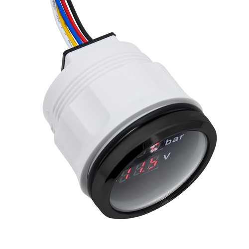 52mm Boat Car 3 in 1 Gauge Digital Water Temp Oil Pressure Voltmeter with Sensor - Picture 18 of 20