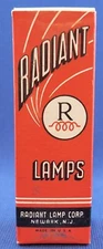 NOS Radiant Lamp Company Projection Tube 120 Volt 400 Watt