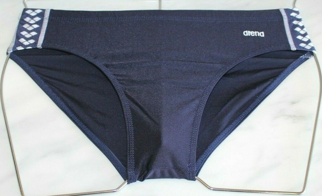Arena Men Swimming Brief Blue Swimsuit Swim Trunk 30