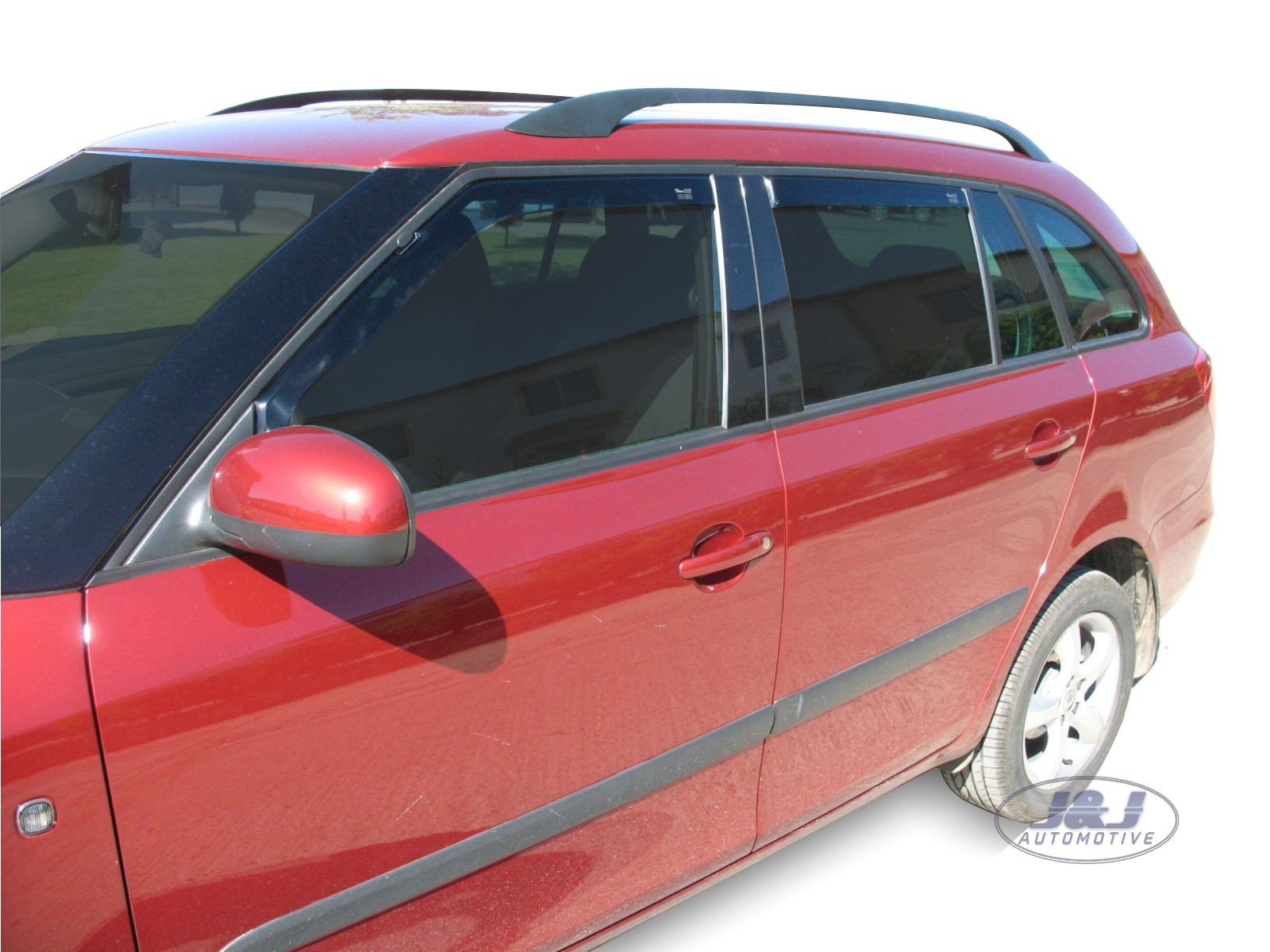 Déflecteurs d'air Skoda Fabia 2 5J 2007-2012 déflecteur de vitre teinté HEKO 5 portes lot de 4