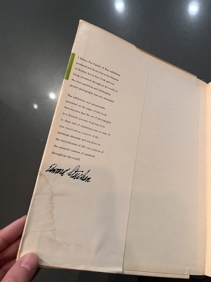 The Family of Man by Edward Steichen and Carl Sandburg 1955 Hardcover Fair Cond. - Image 3 of 4