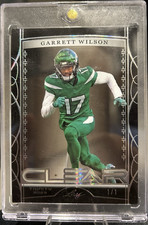 Garrett Wilson 1/1 Leaf Trinity Clear RC One Of One NY Jets SSP Rare Strong Card