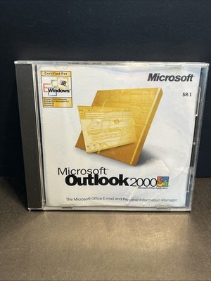 Vintage Microsoft Project 2000 SR-1 With Product CD Key Untested