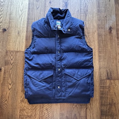 VTG 70's Frostline Kit Down Puffer Vest Navy Gorpcore Colorado USA Vintage Sz M