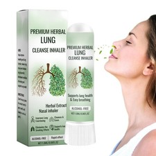 Plant Lung Cleanse Inhaler Plant Lung Cleaning Nose Inhaler 1.8ml Safe Relaxing