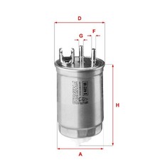 Kraftstofffilter für Fiat Doblo 223 119 Palio 178 Punto 188 Strada | 24012335