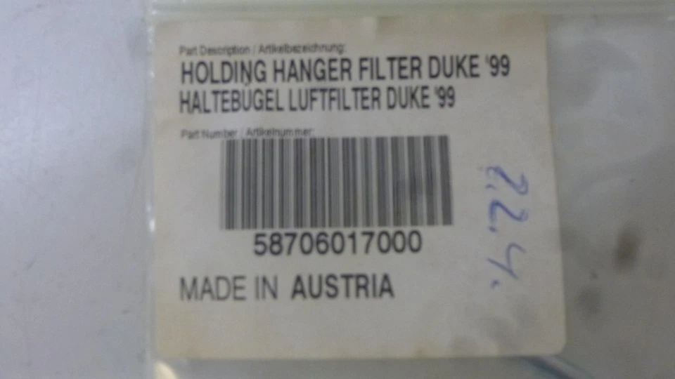 Luftfilterhaltebügel Luftfilterkasten passt an Ktm 640 Duke 587.06.017.000 - Bild 4 von 4