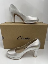 Clarks Silver Heels for Women for sale UK