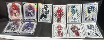 2024 AND 2025 Panini Phoenix Football 11 Card CONTOURS LOT /Rookies & Vets  