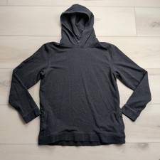 Free Fly Bamboo Lightweight Fleece Hoodie Mens M Charcoal Gray Stretch Casual