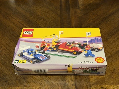 LEGO 2554 Racing Formula 1 Pit Stop Racers Shell Promotional Set From 1998 - NEW