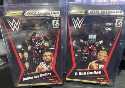 WWE Elite From The Vault Bubba Ray Dudley And D-Von Dudley Ringside Exclusive