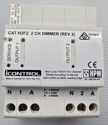 #ad #ad HPM H2F2 iControl 2 CH DIMMER OUTPUT 750VAx2 NEW In Box AU $156.95
