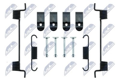 Zubehörsatz Feststellbremsbacken NTY HSR-HY-502 für HYUNDAI SANTA FÉ 3 DM DMA FE