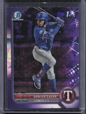 2022 Bowman Chrome Sapphire Edition #BCP-173 Danyer Cueva Prospects Purple #/25