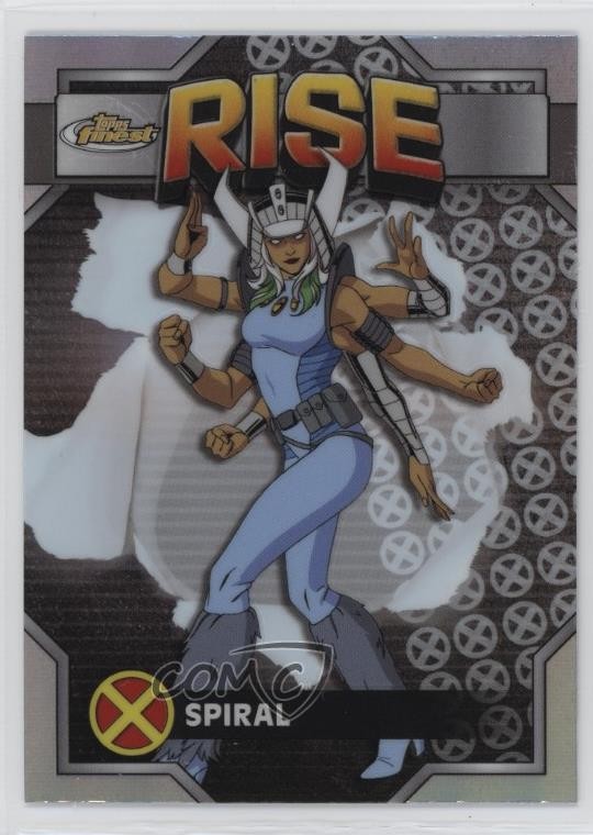 2025 Topps Finest X-Men '97 Uncommon Silver Refractor Spiral #62 1e8j