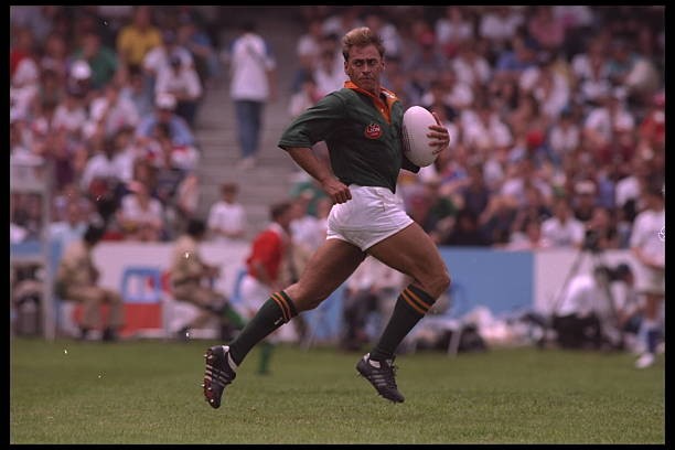 Andre Joubert of South Africa full stride rugby sevens game v Sri - Old Photo