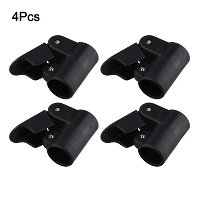 Pince en plastique ABS fiable pour bâtons de tente de camping installation faci - Photo 1/4