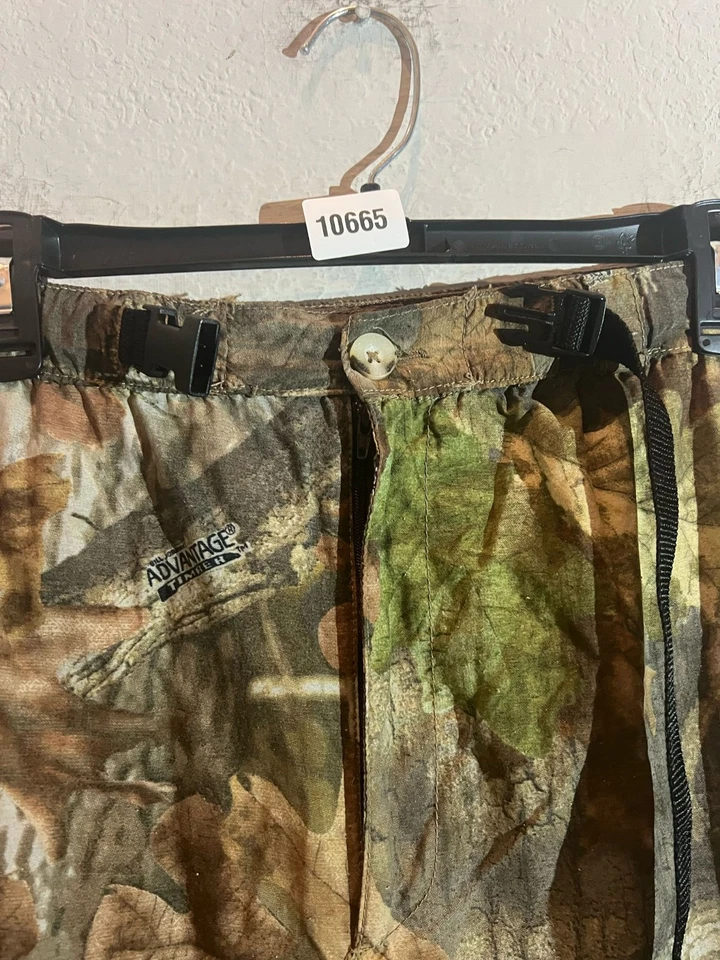 Remington Camo Convertible Cargo Pants Zip Off Shorts Realtree Timber Men's Sz L - Image 4 of 4