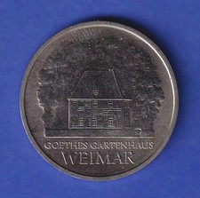 DDR 5 Mark commemorative coin 1982 Goethehaus Weimar, condition uncirculated BU 