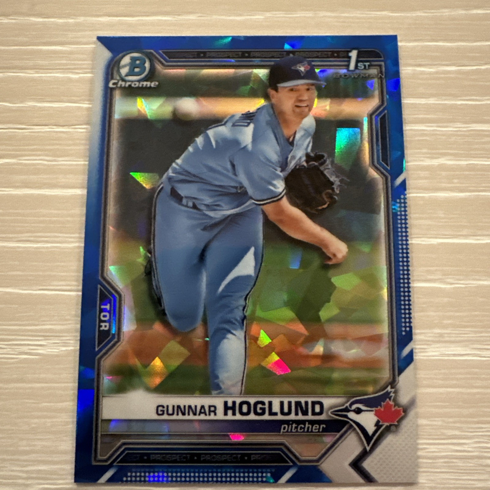 Gunnar Hoglund 1st Bowman Sapphire 2021 Bowman Draft #BDC-78 Toronto Blue Jays