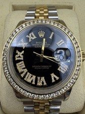 Rolex Datejust 36mm 16223 18K Gold And Steel, AfterMarket Bezel, And Dial