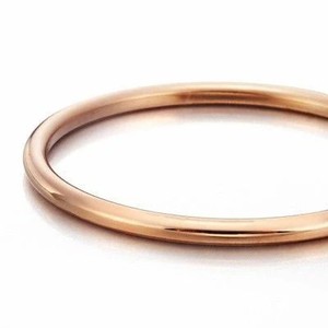 Authentic 18ct Heavy Rose Gold Plated Classic Wide Solid Golf Bangle