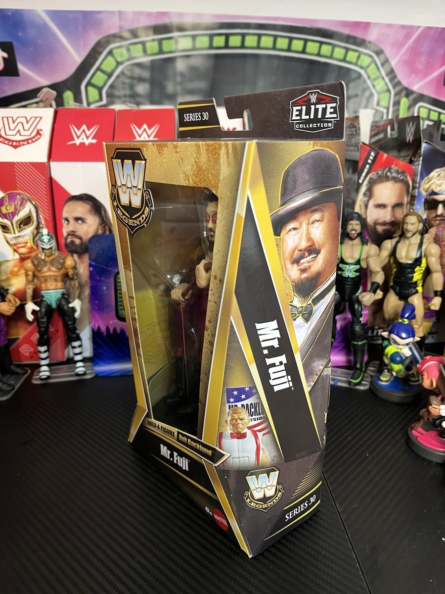 Mattel WWE Mr. Fuji Legends Series 30 Action Figure Build-A-Figure