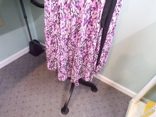Dress  Women’s 12 Petite RABBIT RABBIT RABBIT  NWT Pink Belted Below The Knee - Picture 5 of 10