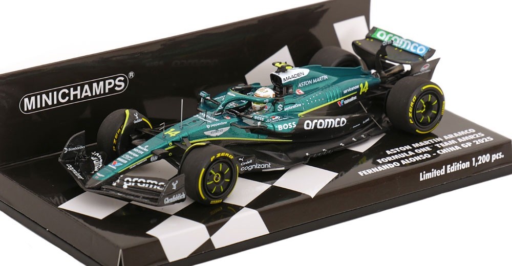 Minichamps 417250214 1/43 ASTON MARTIN AMR25 FERNANDO ALONSO