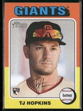 TJ Hopkins 2024 Topps Heritage #628 RC San Francisco Giants