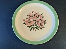 Shenango China Mountain Laurel restaurant wt. salad plate scratched 7.375" wide