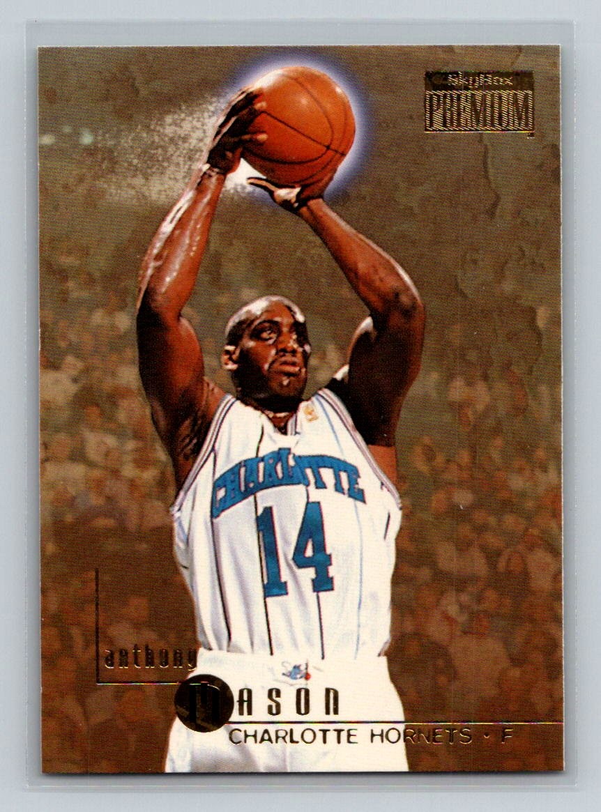 1996-97 SkyBox Premium #140 Anthony Mason Charlotte Hornets Basketball Card