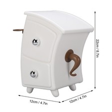 Jewelry Organizer With Drawers Desktop Storage Box White