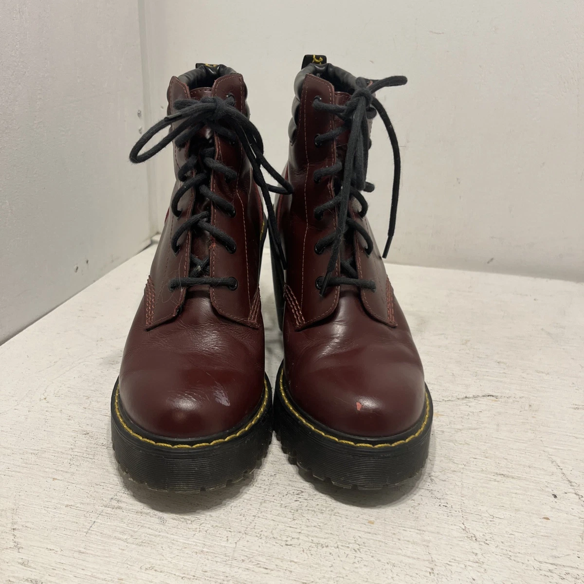 Dr. Martens Red High (3-3.9 in) Heel Height Boots for Women for