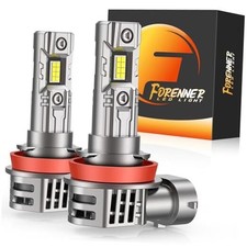 Fahren H11/H9/H8 fog Light Bulbs, Upgraded 60000 Lumen Brighter 6500K H11/H8/H9