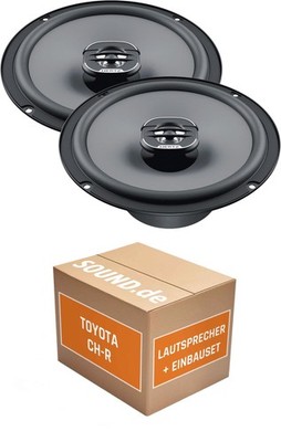 Lautsprecher Boxen vorne Hertz Hertz X 165 für Toyota CH-R 2x Tief-Mitteltöner m