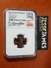 2019 W 1C UNCIRCULATED LINCOLN CENT NGC MS69 RD PL FIRST DAY ISSUE LYNDALL BASS