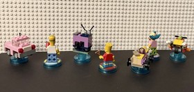 LEGO Dimensions The Simpsons LOT Complete Homer, 71202 Bart, 71211 Krusty 71227